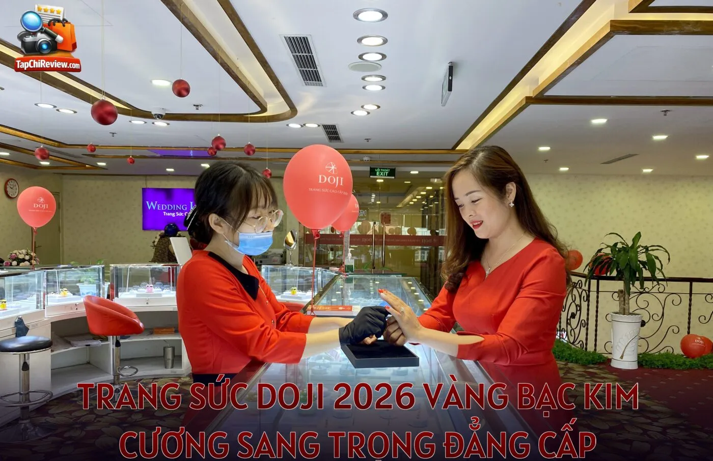 Trang sức DOJI 2026 vàng bạc kim cương sang trọng đẳng cấp