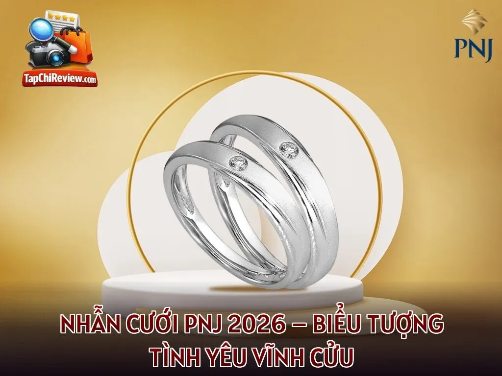 NHẪN CƯỚI PNJ 2026 – BIỂU TƯỢNG TÌNH YÊU VĨNH CỬU