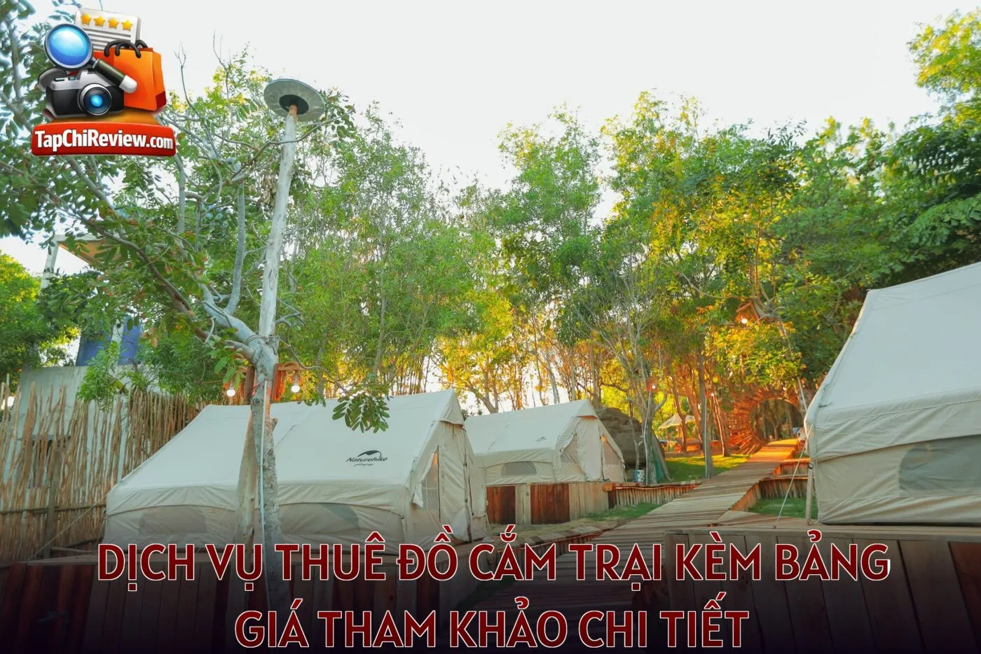 Dịch vụ thuê đồ cắm trại kèm bảng giá tham khảo chi tiết